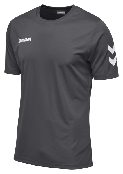 Hummel Core Poly Tee - Asphalt